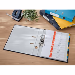 Leitz 10620089 raccoglitore ad anelli A4 Nero