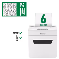 Leitz 80900000 distruggi documenti Grigio, Bianco - Vista aggiuntiva 7