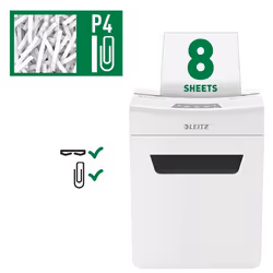 Leitz 80910000 distruggi documenti Grigio, Bianco - Vista aggiuntiva 7