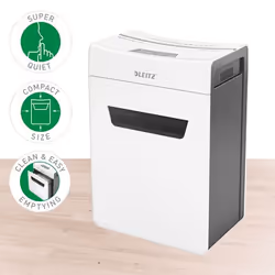 Leitz 80920000 distruggi documenti Grigio, Bianco - Vista aggiuntiva 6