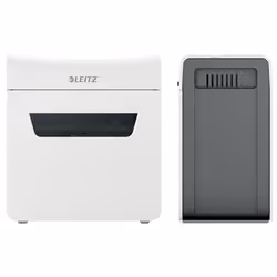 Leitz 80930000 distruggi documenti Taglio a frammenti Grigio, Bianco - Vista aggiuntiva 4