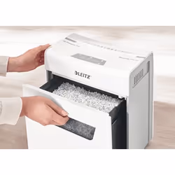 Leitz 80930000 distruggi documenti Taglio a frammenti Grigio, Bianco - Vista aggiuntiva 8