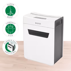 Leitz 80940000 distruggi documenti Taglio a frammenti Grigio, Bianco - Vista aggiuntiva 6