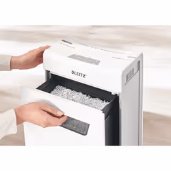 Leitz 80940000 distruggi documenti Taglio a frammenti Grigio, Bianco - Vista aggiuntiva 8