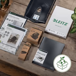 Leitz Recycle Papierkorb Rotondo Plastica riciclata Nero - Vista aggiuntiva 4