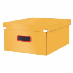 Leitz Click & Store, Armadietto portaoggetti, Giallo, Rettangolare, Faesite, Polipropilene (PP), Monocromatico, Interno
