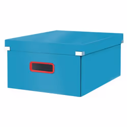 Leitz Click & Store, Armadietto portaoggetti, Blu, Rettangolare, Faesite, Polipropilene (PP), Monocromatico, Interno