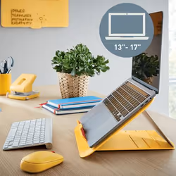 Leitz Ergo Cosy Supporto per Giallo 17"