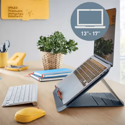 Leitz Ergo Cosy Supporto per Grigio 17" - Vista aggiuntiva 2
