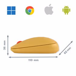 Leitz Cosy mouse Ufficio Ambidestro RF senza fili + Bluetooth 4000 DPI - Vista aggiuntiva 7