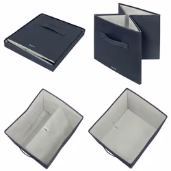 Leitz 61450089 scatola per la conservazione di documenti Cartoncino, Tessuto Grigio - Vista aggiuntiva 4