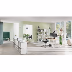 Leitz Ergo Adjustable Monitor Stand 68,6 cm (27") Scrivania Grigio - Vista aggiuntiva 2