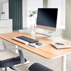 Leitz Ergo Adjustable Monitor Stand 68,6 cm (27") Scrivania Grigio - Vista aggiuntiva 3