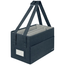 Leitz 65760089 borsa e tracolla Cartoncino, Tessuto Grigio Unisex Accessori per borsa