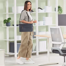 Leitz 65760089 borsa e tracolla Cartoncino, Tessuto Grigio Unisex Accessori per borsa - Vista aggiuntiva 2