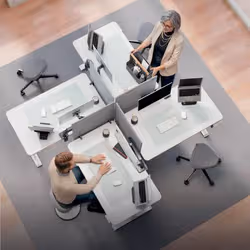 Leitz 61220085 divisore dello spazio di lavoro Divisorio da scrivania 600 x 700 mm Grigio - Vista aggiuntiva 6