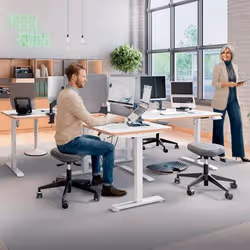 Leitz 61230085 divisore dello spazio di lavoro Divisorio da scrivania 700 x 800 mm Grigio - Vista aggiuntiva 4