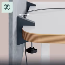 Leitz 61230085 divisore dello spazio di lavoro Divisorio da scrivania 700 x 800 mm Grigio - Vista aggiuntiva 8