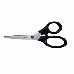 Leitz 54240095, Adulto, Taglio a zig zag, Singolo, Nero, Acciaio inox, Acciaio inox, Forbici da ufficio