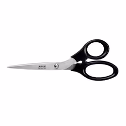 Leitz 54250095, Adulto, Taglio a zig zag, Singolo, Nero, Acciaio inox, Acciaio inox, Forbici da ufficio
