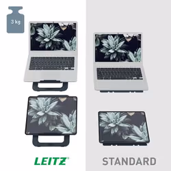 Leitz 63460089 supporto per laptop Braccio per computer portatile e tablet Grigio scuro 43,2 cm (17") - Vista aggiuntiva 4