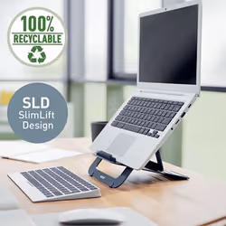 Leitz 63460089 supporto per laptop Braccio per computer portatile e tablet Grigio scuro 43,2 cm (17") - Vista aggiuntiva 7