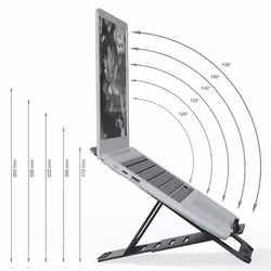 Leitz 63460089 supporto per laptop Braccio per computer portatile e tablet Grigio scuro 43,2 cm (17") - Vista aggiuntiva 8