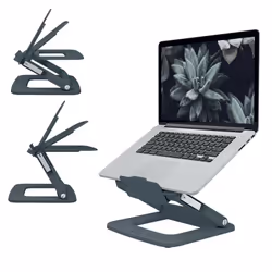 Leitz 64240089 supporto per laptop Supporto per computer portatile Grigio scuro 38,1 cm (15") - Vista aggiuntiva 4