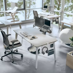 Leitz 65480000 vassoio da scrivania MDF, Plastica riciclata Bianco - Vista aggiuntiva 4