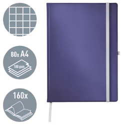 Leitz 44761069 quaderno per scrivere A4 80 fogli Blu - Vista aggiuntiva 2