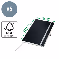 Leitz 44871094 quaderno per scrivere A5 80 fogli Nero - Vista aggiuntiva 5