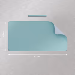 Leitz 53820051 sottomano Cloruro di polivinile (PVC) Colore menta - Vista aggiuntiva 4