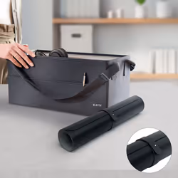 Leitz 53820095 sottomano Cloruro di polivinile (PVC) Nero - Vista aggiuntiva 3