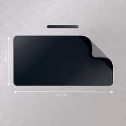 Leitz 53820095 sottomano Cloruro di polivinile (PVC) Nero - Vista aggiuntiva 4