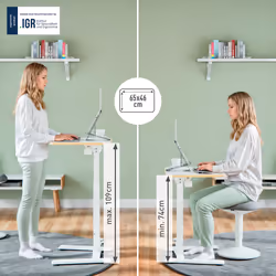 Leitz 65880001 scrivania per computer Bianco - Vista aggiuntiva 2