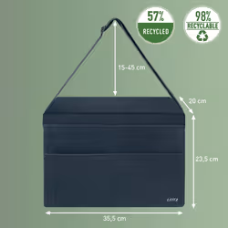 Leitz 67240089 scatola di conservazione Custodia di conservazione Rettangolare Tessuto Grigio - Vista aggiuntiva 8