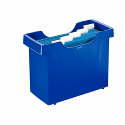 Leitz 19930035, Polistirolo, Blu, A4, 1 cassetto/cassetti, 1,1 kg, 395 x 170 x 273 mm