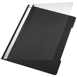 Leitz 432031 cartellina con fermafoglio Plastica Nero