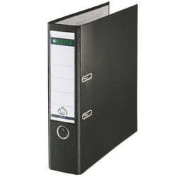 Leitz 180° Plastic Lever Arch File raccoglitore ad anelli A4 Nero