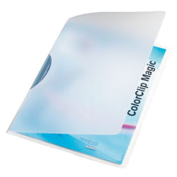 Leitz ColorClip Magic - dark grey cartellina con fermafoglio Polipropilene (PP)