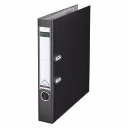 Leitz 180° Lever Arch File Plastic 50 mm, A4, Plastica, Nero, 350 fogli, 5 cm, 55 mm
