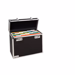 Leitz 67160095 scatola per la conservazione di documenti Alluminio, Metallo, Plastica, Legno Nero, Cromo