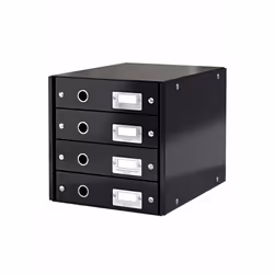 Leitz Click & Store, Faesite, Metallo, Nero, A4, Raccoglitore, Catalogo, Busta, Cartella, Carta, 286 mm, 358 mm