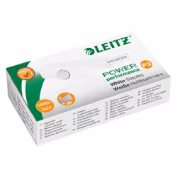Leitz Power Performance P3, Pacchetto di punti, 6 mm, 1000 punti, Bianco, 30 fogli, 35 mm