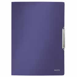 Leitz Style 3-Flap, A4, Polipropilene (PP), Blu, 150 fogli, 80 g/m², Fascia elastica