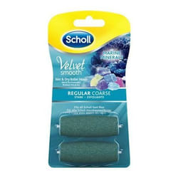 Scholl 3040419 accessorio per levigatura dei piedi elettrico Verde Teste a rullo di ricambio 2 pz