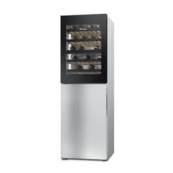 Miele KWNS 4784 DE Cantinetta vino con compressore Libera installazione Argento 44 bottiglia/bottiglie