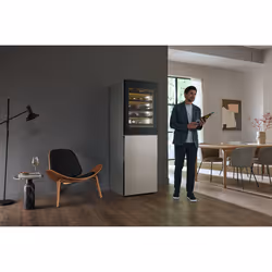Miele KWNS 4784 DE Cantinetta vino con compressore Libera installazione Argento 44 bottiglia/bottiglie - Vista aggiuntiva 4