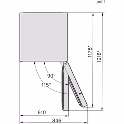 Miele 12431410 congelatore Congelatore verticale Libera installazione 200 L D Bianco - Vista aggiuntiva 7