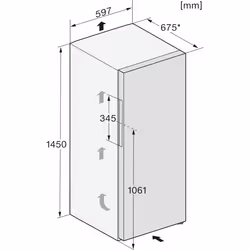 Miele 12431410 congelatore Congelatore verticale Libera installazione 200 L D Bianco - Vista aggiuntiva 8